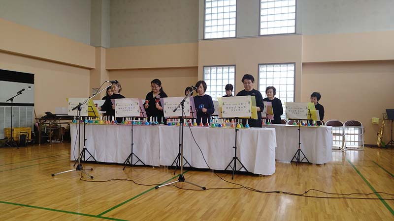 写真:かすみがうら市下稲吉コミュニティセンターて、第3回スマイルコンサートが開催されました!の画像