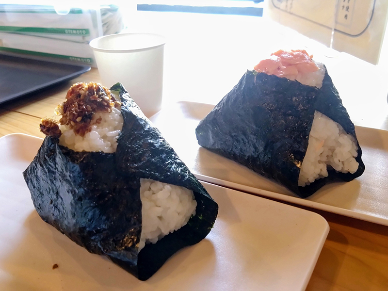 写真:「おむすび鈴」さんでおむすびをいただきました。の写真