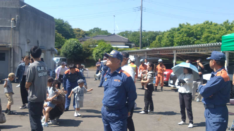 かすみがうら市消防による救助訓練の観閲会が行われました。の写真