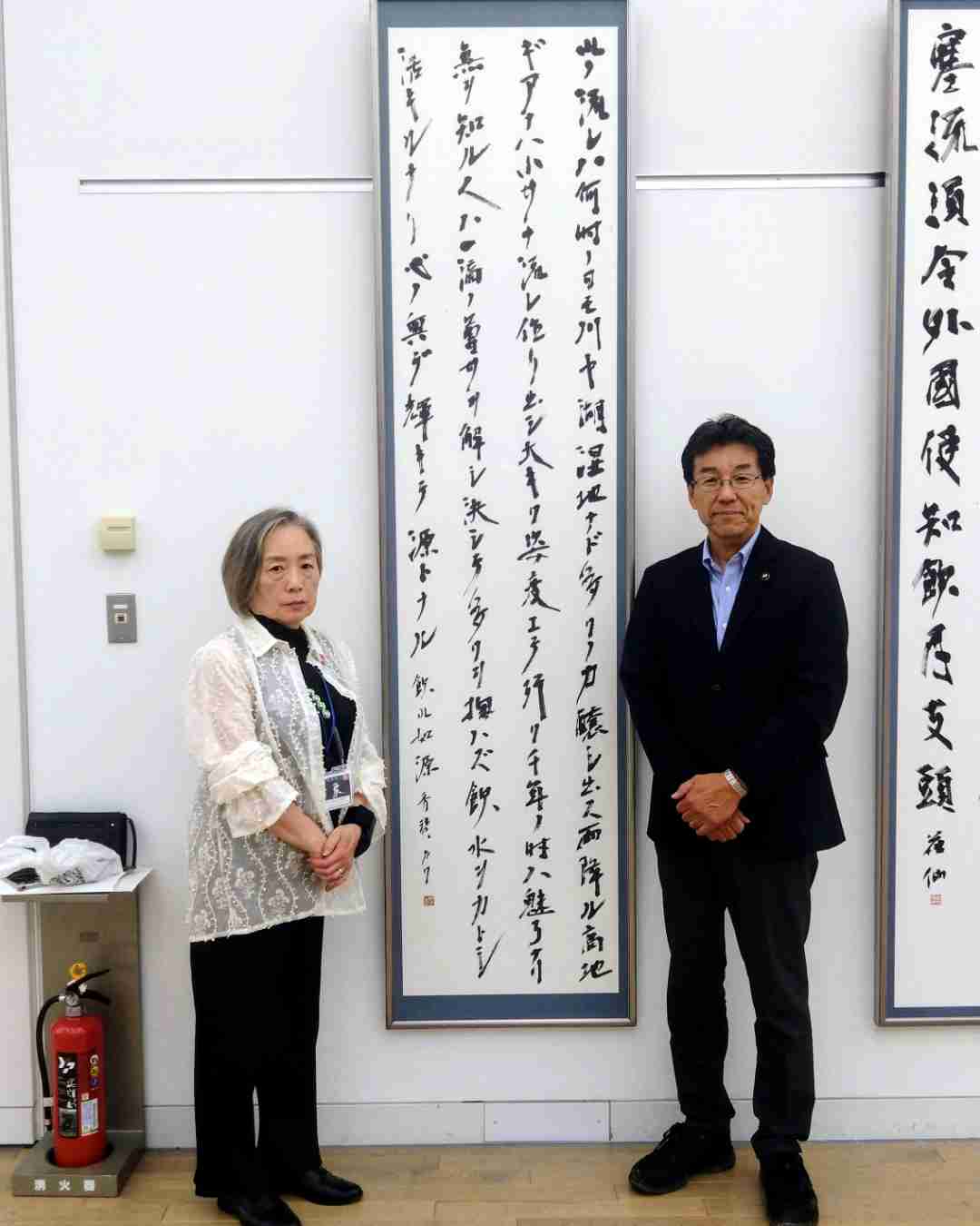 高瀬秀琴先生の作品が「第65回記念書象展」にて出品、展示されています。の写真